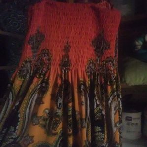 Strapless short dress or long shirt